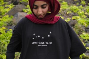 Camiseta 8 Estrellas Canarias negra: imagen 4