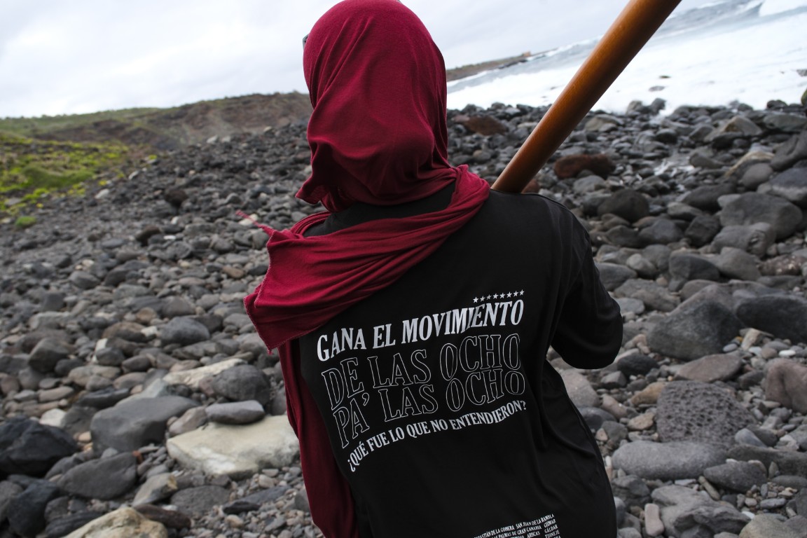 Camiseta 8 Estrellas Canarias negra: imagen 3